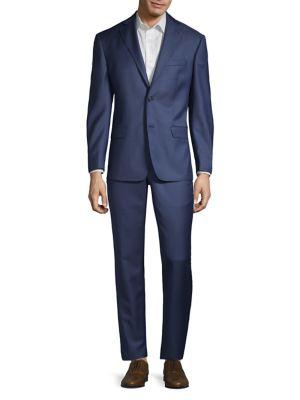 Michael Kors Plaid Wool 2-piece Suit