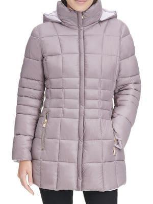 Karl Lagerfeld Paris Three-quarter Puffer Jacket