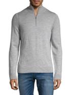Michael Kors Merino Wool Half-zip Sweater