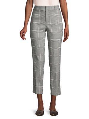Lord & Taylor Kelly High-rise Plaid Ankle Pants