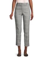 Lord & Taylor Kelly High-rise Plaid Ankle Pants