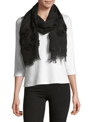 Lauren Ralph Lauren Floral Applique Scarf