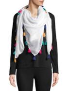 Design Lab Multicolored Tassel Scarf