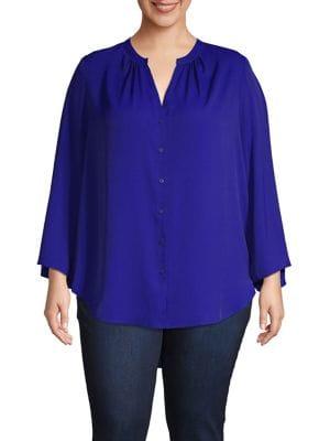 Context Plus Long-sleeve High-low Top