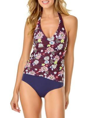 Anne Cole Full Bloom Floral Tankini
