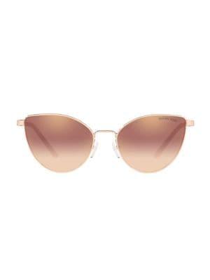 Michael Kors Glam Arrowhead 57mm Cat Eye Sunglasses