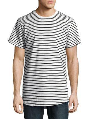 Laboratory Lt Man Striped Cotton Tee