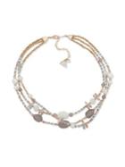 Lonna & Lilly Natural Beaded Crystal Necklace