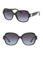 Michael Kors 56mm Tortoise Oval Sunglasses