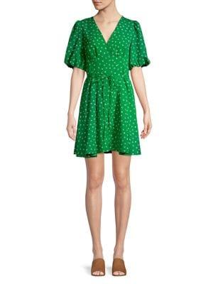 French Connection Adelise Graziana Tied V-neck Dress