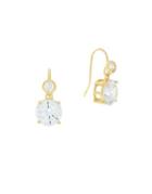 Jessica Simpson Faceted Crystal Drop Earrings