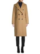 French Connection Long Wool-blend Button Coat