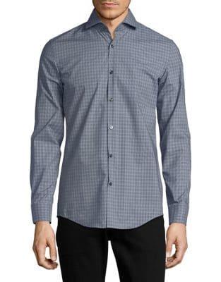 Hugo By Hugo Boss Slim-fit Cotton Button-down Shirt