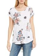 Two By Vince Camuto Roundneck Burnout Top