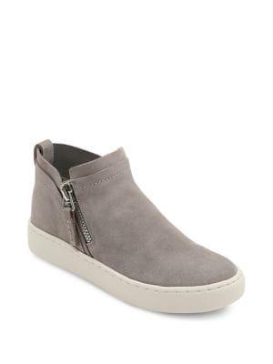 Dolce Vita Tobee Side-zip Suede Sneakers