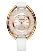 Swarovski 18k Rose Gold Plated Crystalline Oval Watch
