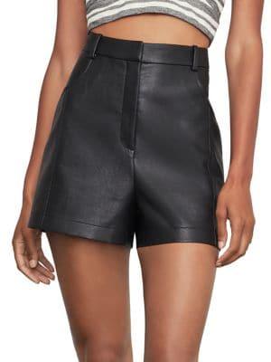 Bcbgmaxazria Faux Leather Shorts