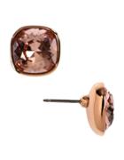 Givenchy Rose Gold Plated Vintage Rose Stud Earrings