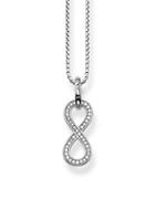 Thomas Sabo Infinity Zirconia And .925 Sterling Silver Necklace