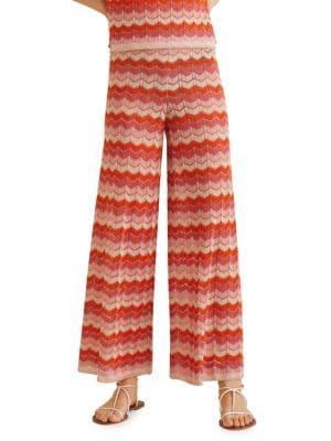 Mango Dubai Knit Wide-leg Pants