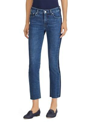Lauren Ralph Lauren Petite Premier Straight Ankle Jeans