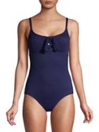 Tommy Bahama Solid Pique 1-piece Swimsuit