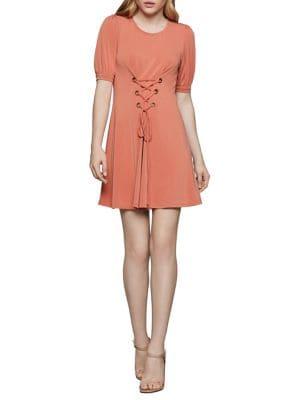 Bcbgeneration Lace-up A-line Dress