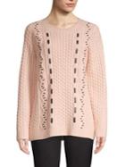 Karl Lagerfeld Paris Cable-knit Sweater