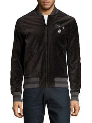 Michael Kors Velvet Bomber Jacket