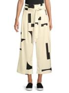 Caara Mindy Abstract Belted Culottes