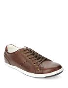 Kenneth Cole Reaction Range-r Danger Leather Lace-up Sneakers