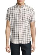 Timberland Short-sleeve Linen Button-down Shirt