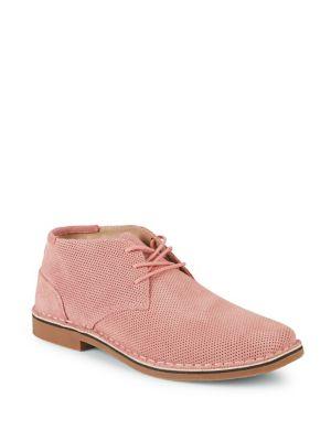 Kenneth Cole Reaction Perforated Leather Desert Boots