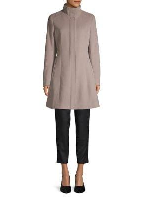 Calvin Klein Seam Wool-blend Coat