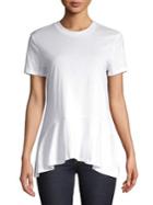 Lord & Taylor Short Sleeve Peplum Top