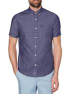 Original Penguin Short-sleeve Dobby Check Button-down Shirt