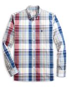 Brooks Brothers Red Fleece June Yarndyes Plaid Broadcloth Button-down Shirt