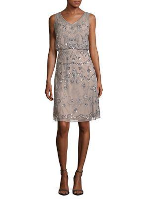 Adrianna Papell A-line Sequin Dress