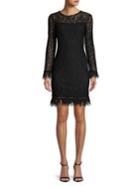 Calvin Klein Long Sleeve Lace Dress