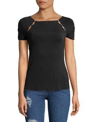 Bailey 44 Short Sleeve Cutout Tee