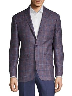 Franco Tassi Wool-blend Plaid Sportscoat