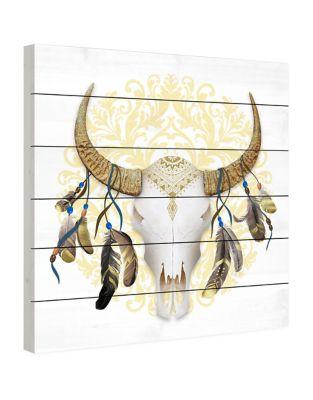 Marmont Hill Dangling Feathers Ii Painting Print On Wood