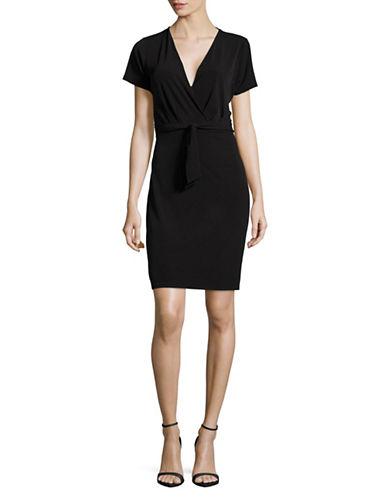 T Tahari Trish Tie-accented Dress