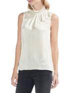 Vince Camuto Yoryu Shirred Satin Blouse