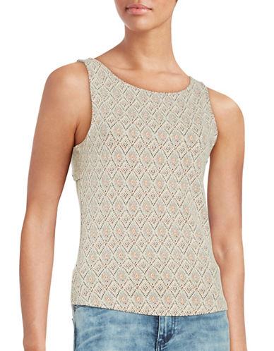 Free People Patterned Knit Tank Top