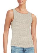 Free People Patterned Knit Tank Top