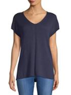 Tommy Bahama V-neck Cap-sleeve Top