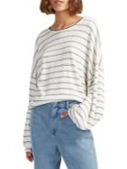 French Connection Pearle Striped Jersey Top