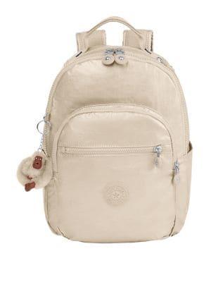 Kipling Small Seoul Go Metallic Backpack