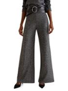 Mango Chevron Wide-leg Trousers